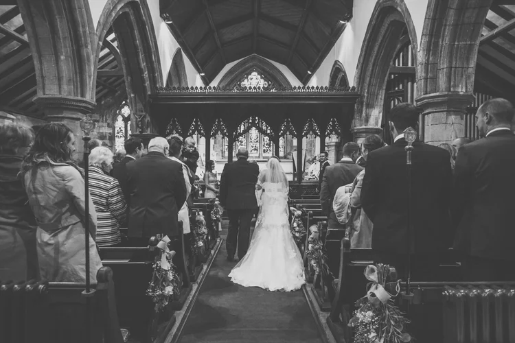Katie and Luke's winter wedding at Hemswell Court, Lincolnshire — photo 44 of 103
