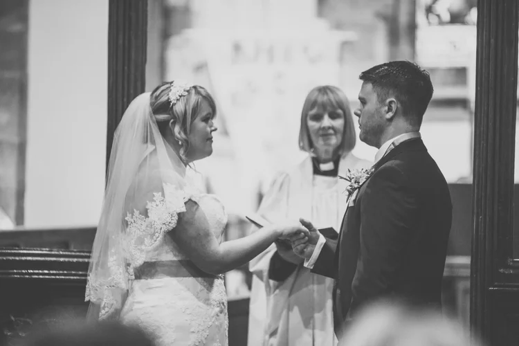 Katie and Luke's winter wedding at Hemswell Court, Lincolnshire — photo 45 of 103
