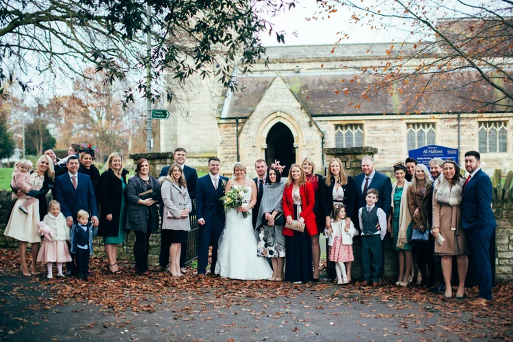 Katie and Luke's winter wedding at Hemswell Court, Lincolnshire — photo 52 of 103