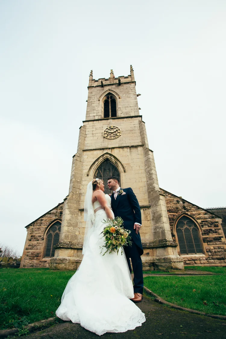 Katie and Luke's winter wedding at Hemswell Court, Lincolnshire — photo 56 of 103