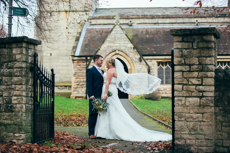 Katie and Luke's winter wedding at Hemswell Court, Lincolnshire — photo 55 of 103