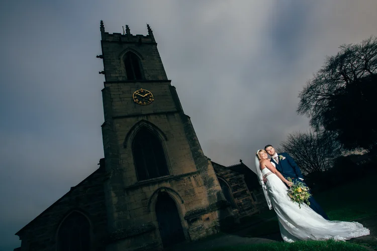 Katie and Luke's winter wedding at Hemswell Court, Lincolnshire — photo 57 of 103