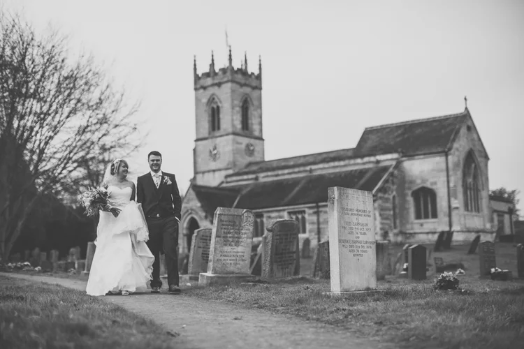 Katie and Luke's winter wedding at Hemswell Court, Lincolnshire — photo 60 of 103