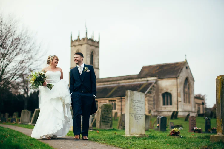 Katie and Luke's winter wedding at Hemswell Court, Lincolnshire — photo 61 of 103