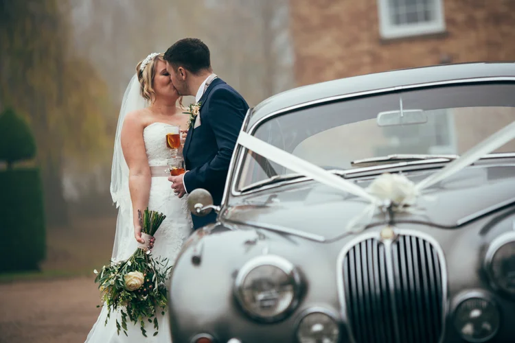 Katie and Luke's winter wedding at Hemswell Court, Lincolnshire — photo 68 of 103