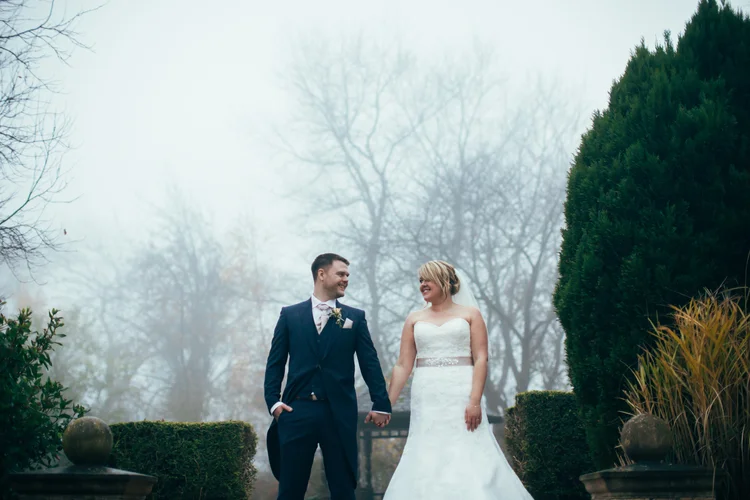 Katie and Luke's winter wedding at Hemswell Court, Lincolnshire — photo 79 of 103