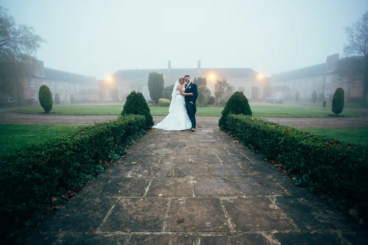 Katie and Luke's winter wedding at Hemswell Court, Lincolnshire — photo 80 of 103