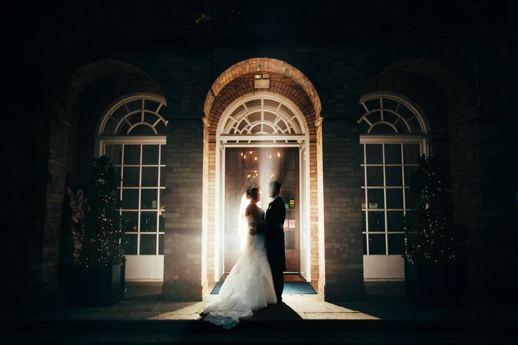 Katie and Luke's winter wedding at Hemswell Court, Lincolnshire — photo 85 of 103