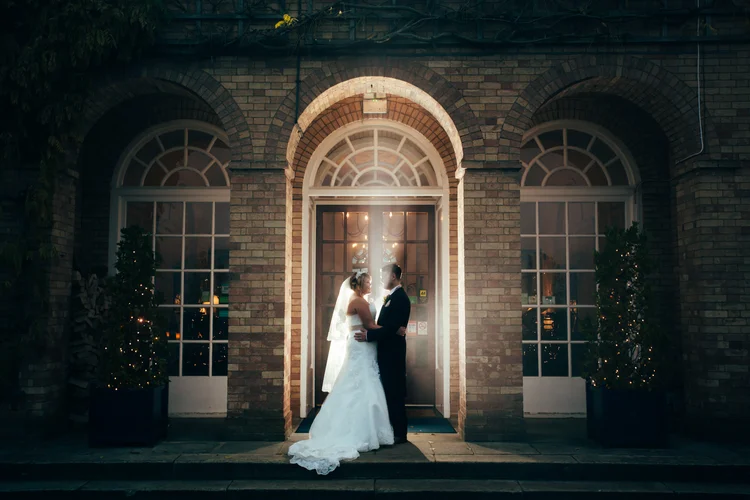 Katie and Luke's winter wedding at Hemswell Court, Lincolnshire — photo 84 of 103