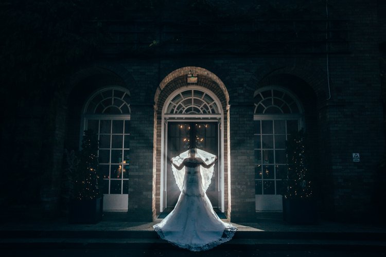 Katie and Luke's winter wedding at Hemswell Court, Lincolnshire — photo 86 of 103
