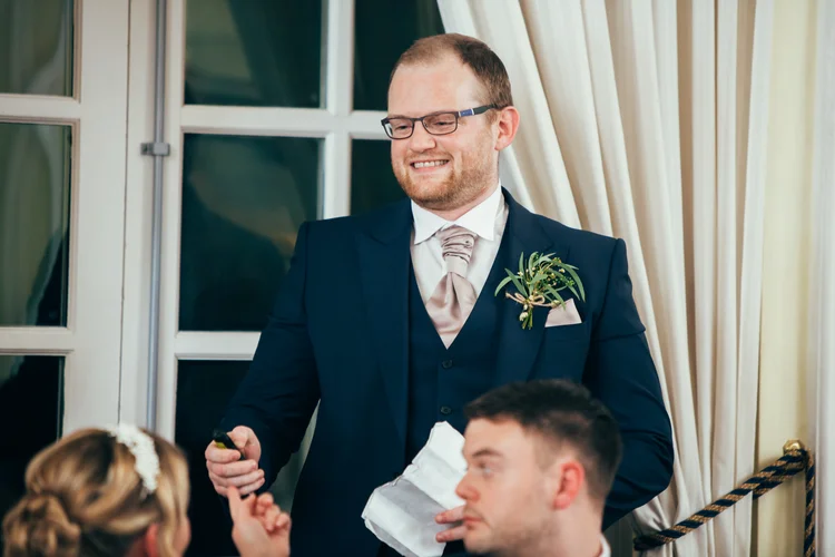 Katie and Luke's winter wedding at Hemswell Court, Lincolnshire — photo 96 of 103