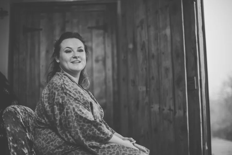 Erin and Jason's foggy winter wedding at Whitley Hall, Sheffield — photo 3 of 57