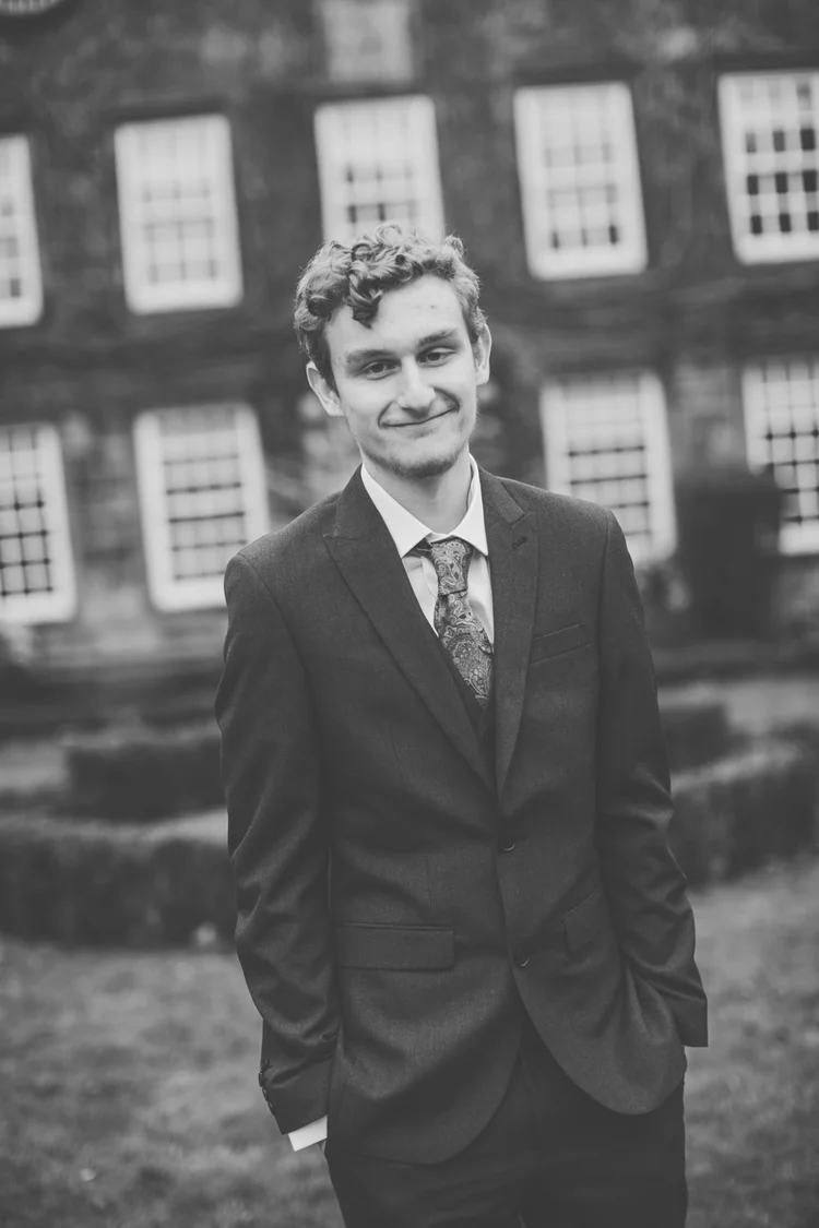 Erin and Jason's foggy winter wedding at Whitley Hall, Sheffield — photo 15 of 57