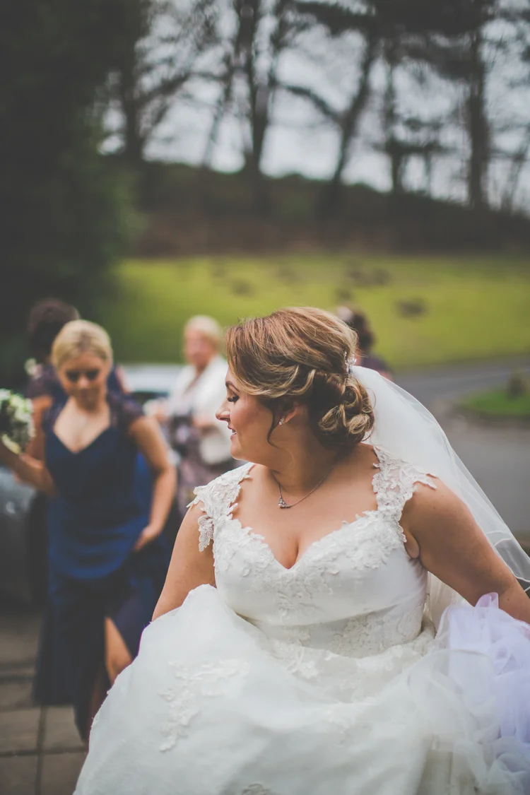 Erin and Jason's foggy winter wedding at Whitley Hall, Sheffield — photo 23 of 57