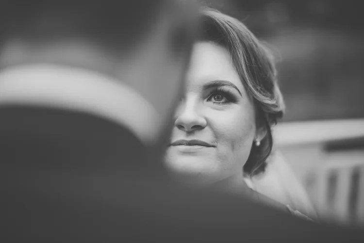 Erin and Jason's foggy winter wedding at Whitley Hall, Sheffield — photo 34 of 57