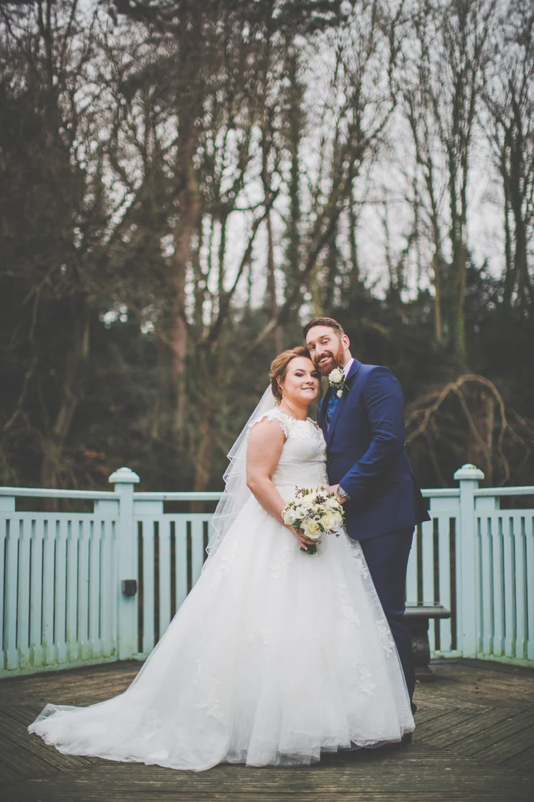 Erin and Jason's foggy winter wedding at Whitley Hall, Sheffield — photo 33 of 57