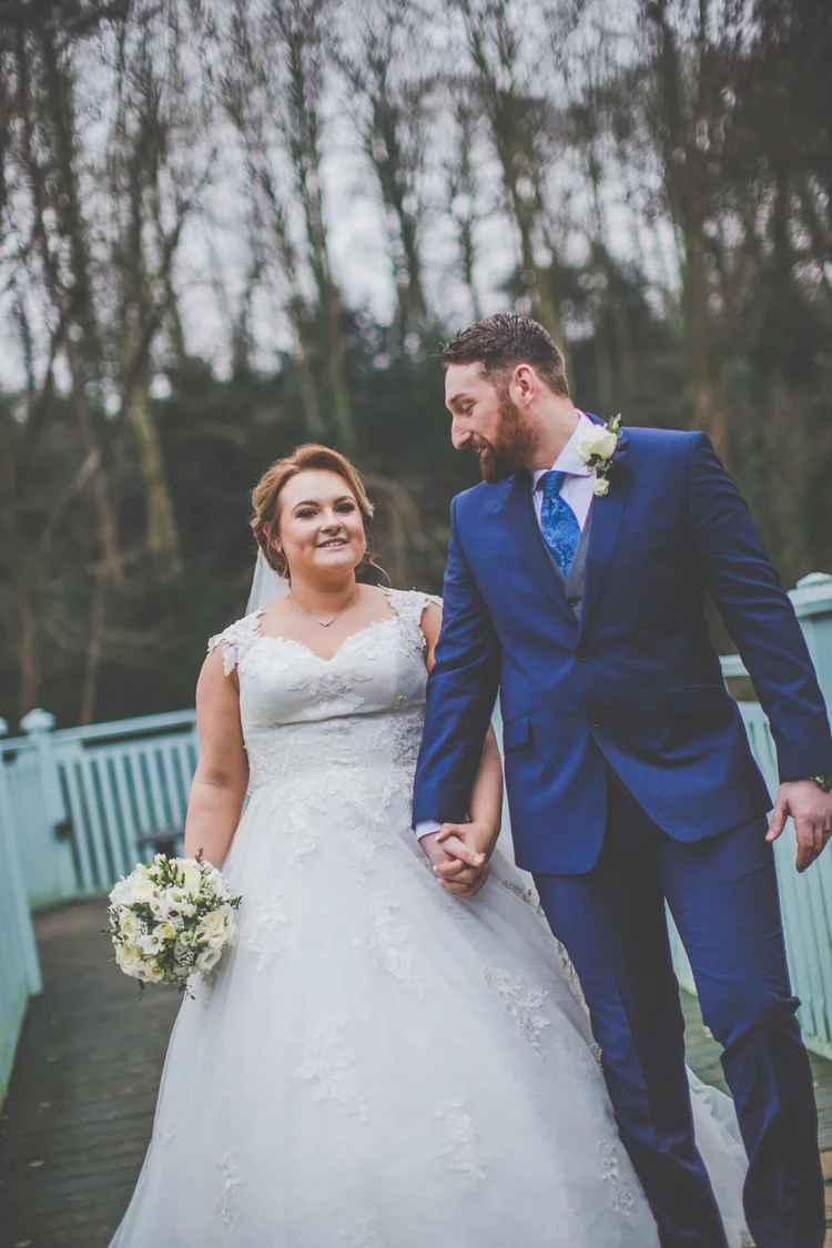 Erin and Jason's foggy winter wedding at Whitley Hall, Sheffield — photo 36 of 57