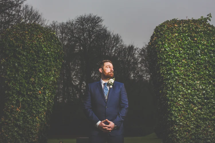 Erin and Jason's foggy winter wedding at Whitley Hall, Sheffield — photo 39 of 57