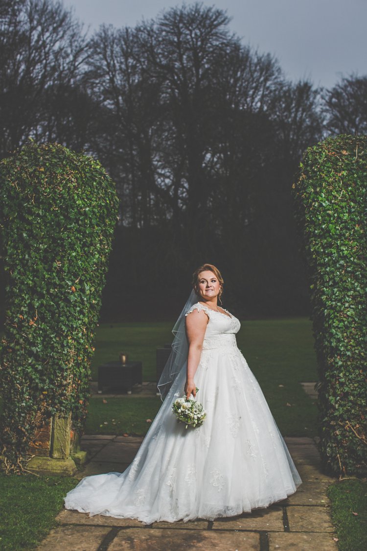 Erin and Jason's foggy winter wedding at Whitley Hall, Sheffield — photo 40 of 57