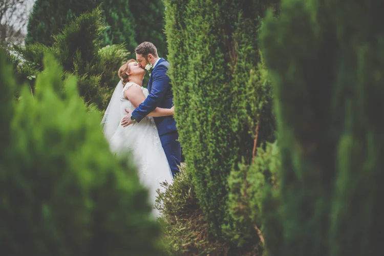 Erin and Jason's foggy winter wedding at Whitley Hall, Sheffield — photo 42 of 57