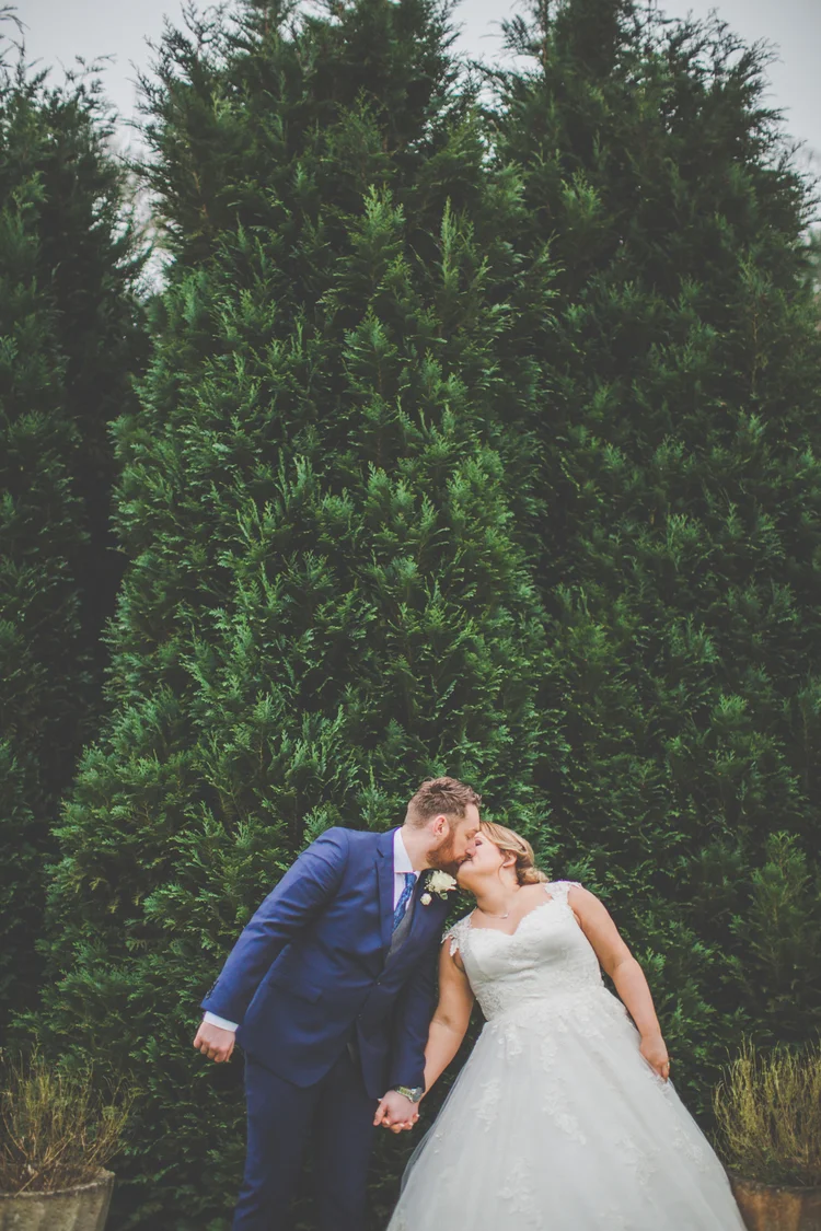 Erin and Jason's foggy winter wedding at Whitley Hall, Sheffield — photo 43 of 57
