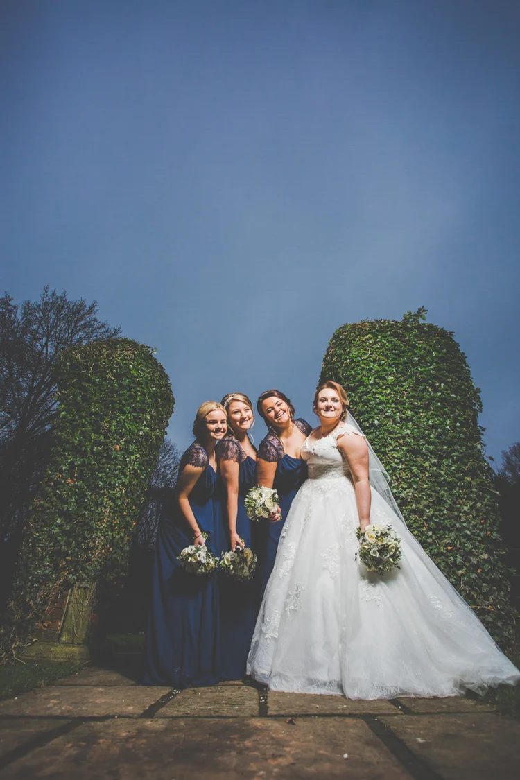 Erin and Jason's foggy winter wedding at Whitley Hall, Sheffield — photo 48 of 57