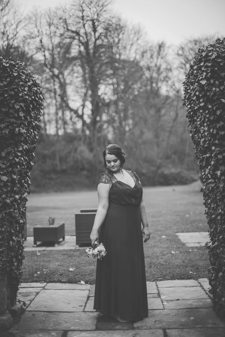 Erin and Jason's foggy winter wedding at Whitley Hall, Sheffield — photo 51 of 57