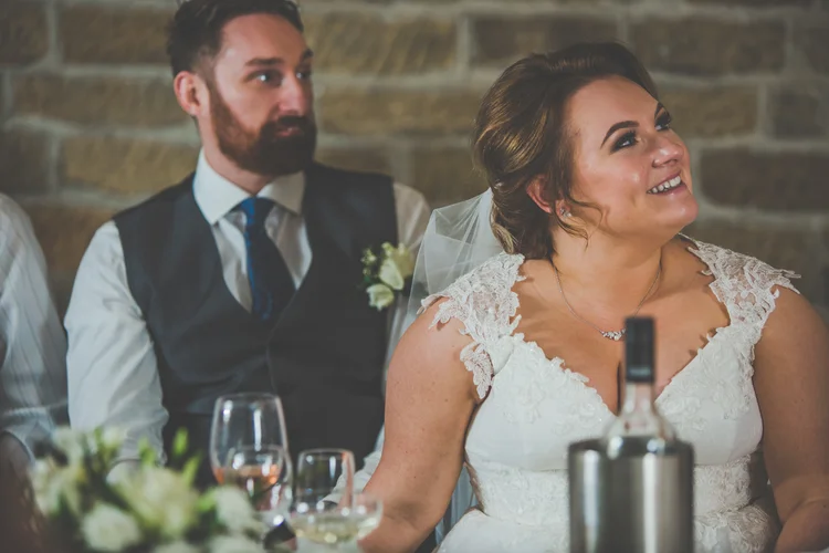 Erin and Jason's foggy winter wedding at Whitley Hall, Sheffield — photo 55 of 57