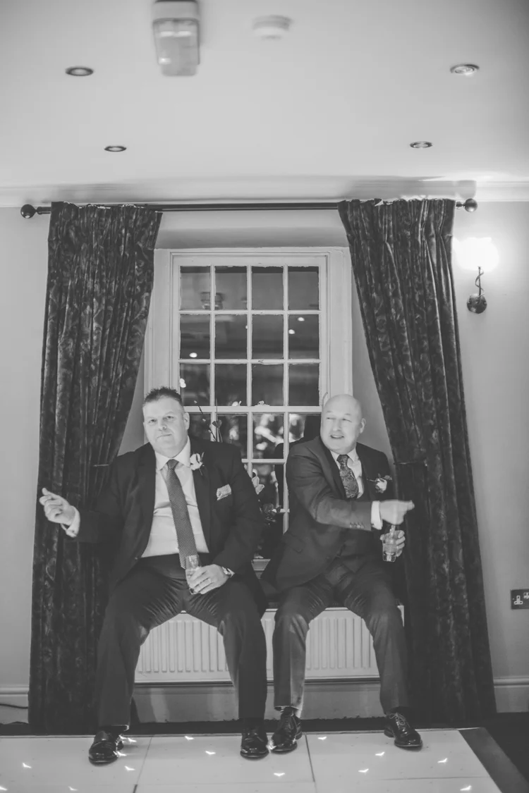 Erin and Jason's foggy winter wedding at Whitley Hall, Sheffield — photo 57 of 57