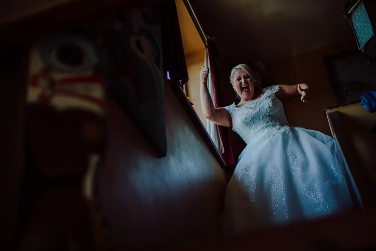 Holly and John's wedding at Bempton Church and Sledmere House — photo 15 of 72
