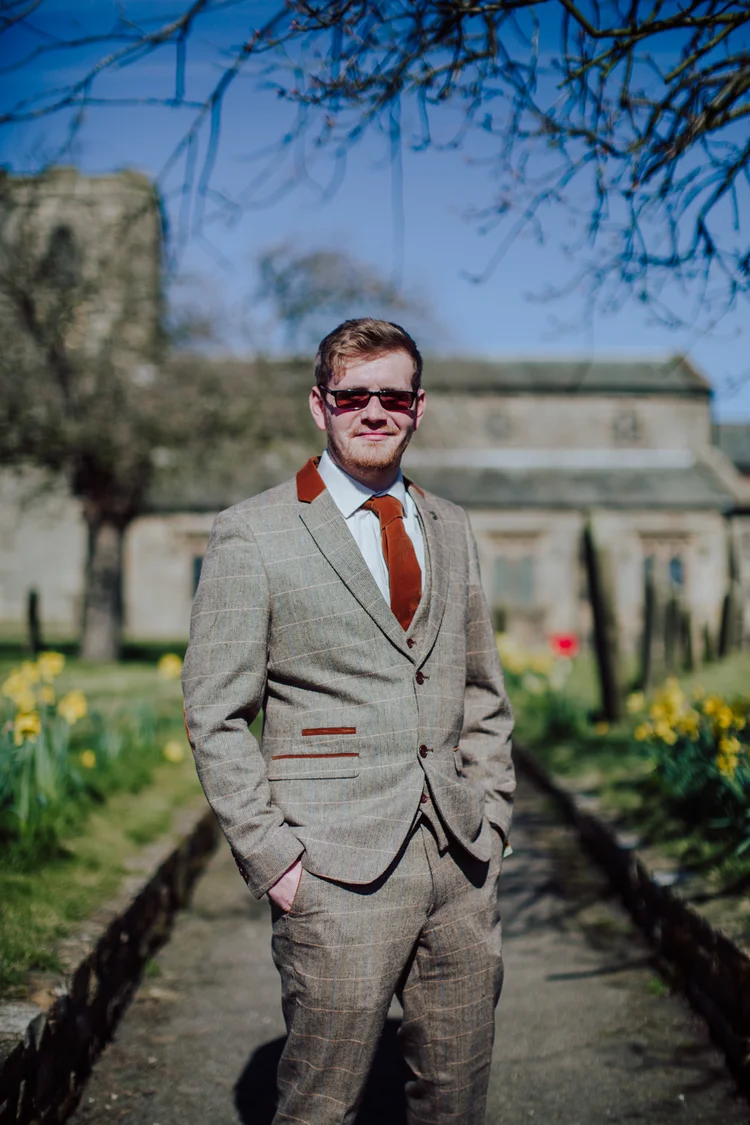 Holly and John's wedding at Bempton Church and Sledmere House — photo 27 of 72
