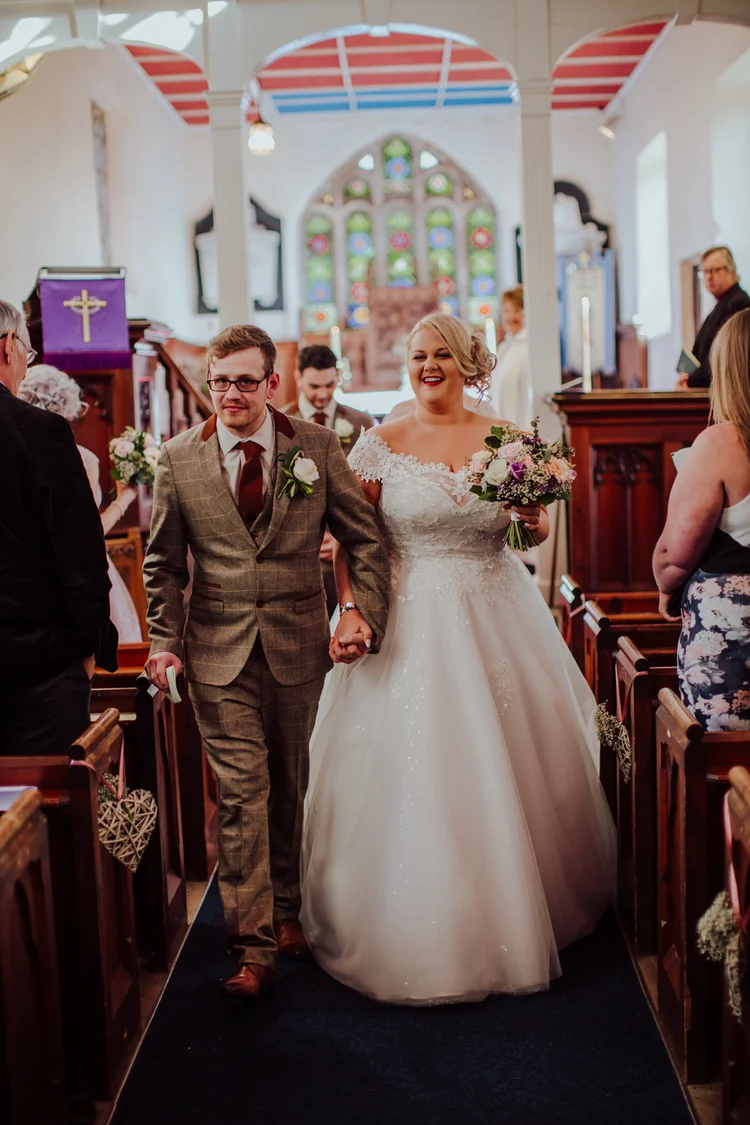 Holly and John's wedding at Bempton Church and Sledmere House — photo 36 of 72