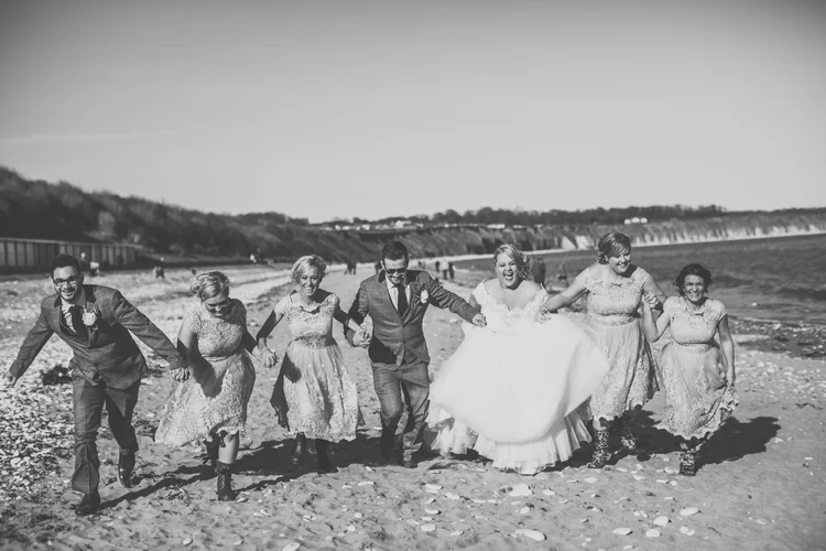 Holly and John's wedding at Bempton Church and Sledmere House — photo 43 of 72