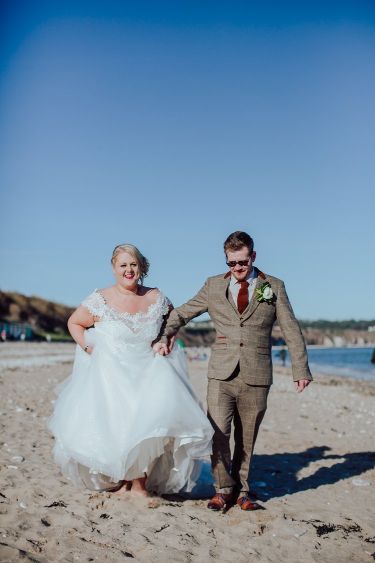 Holly and John's wedding at Bempton Church and Sledmere House — photo 45 of 72