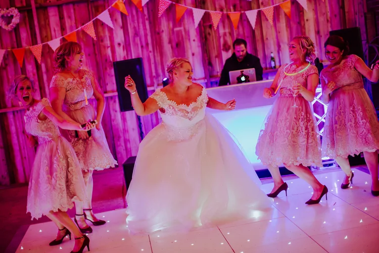 Holly and John's wedding at Bempton Church and Sledmere House — photo 64 of 72