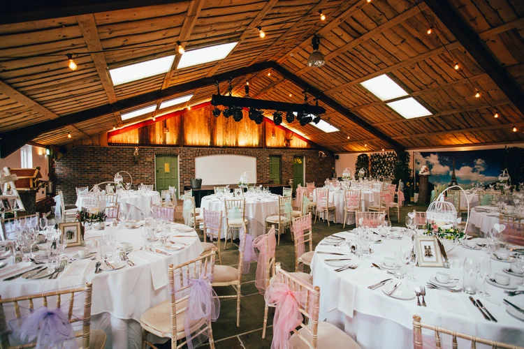 Natalie and Dan's wedding at Owen House Wedding Barn, Cheshire — photo 13 of 124