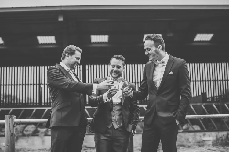 Natalie and Dan's wedding at Owen House Wedding Barn, Cheshire — photo 20 of 124