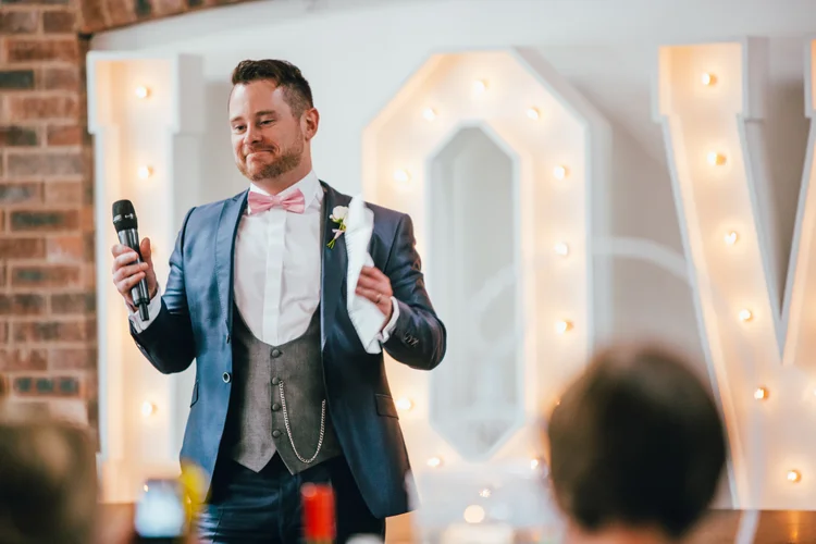 Natalie and Dan's wedding at Owen House Wedding Barn, Cheshire — photo 91 of 124