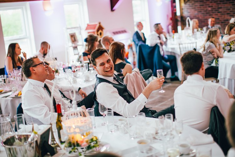 Natalie and Dan's wedding at Owen House Wedding Barn, Cheshire — photo 96 of 124