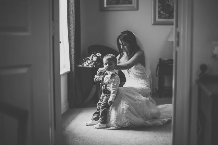 Emily and Wes's wedding at Ringwood Hall, Chesterfield — photo 23 of 78