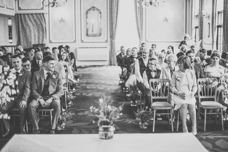 Emily and Wes's wedding at Ringwood Hall, Chesterfield — photo 35 of 78
