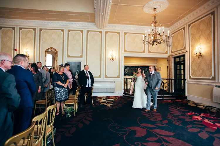 Emily and Wes's wedding at Ringwood Hall, Chesterfield — photo 36 of 78