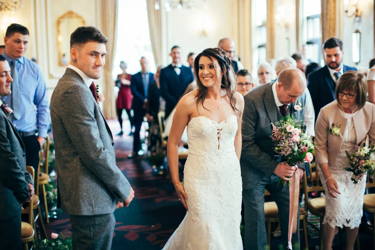 Emily and Wes's wedding at Ringwood Hall, Chesterfield — photo 37 of 78