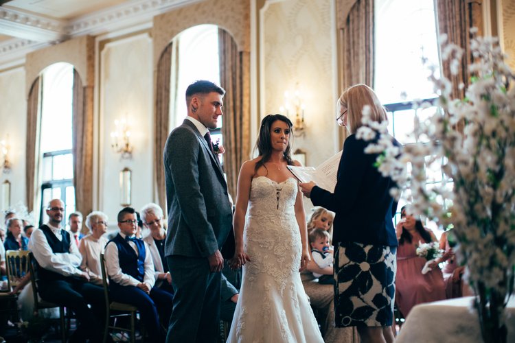 Emily and Wes's wedding at Ringwood Hall, Chesterfield — photo 38 of 78