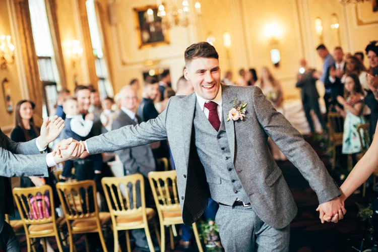 Emily and Wes's wedding at Ringwood Hall, Chesterfield — photo 42 of 78