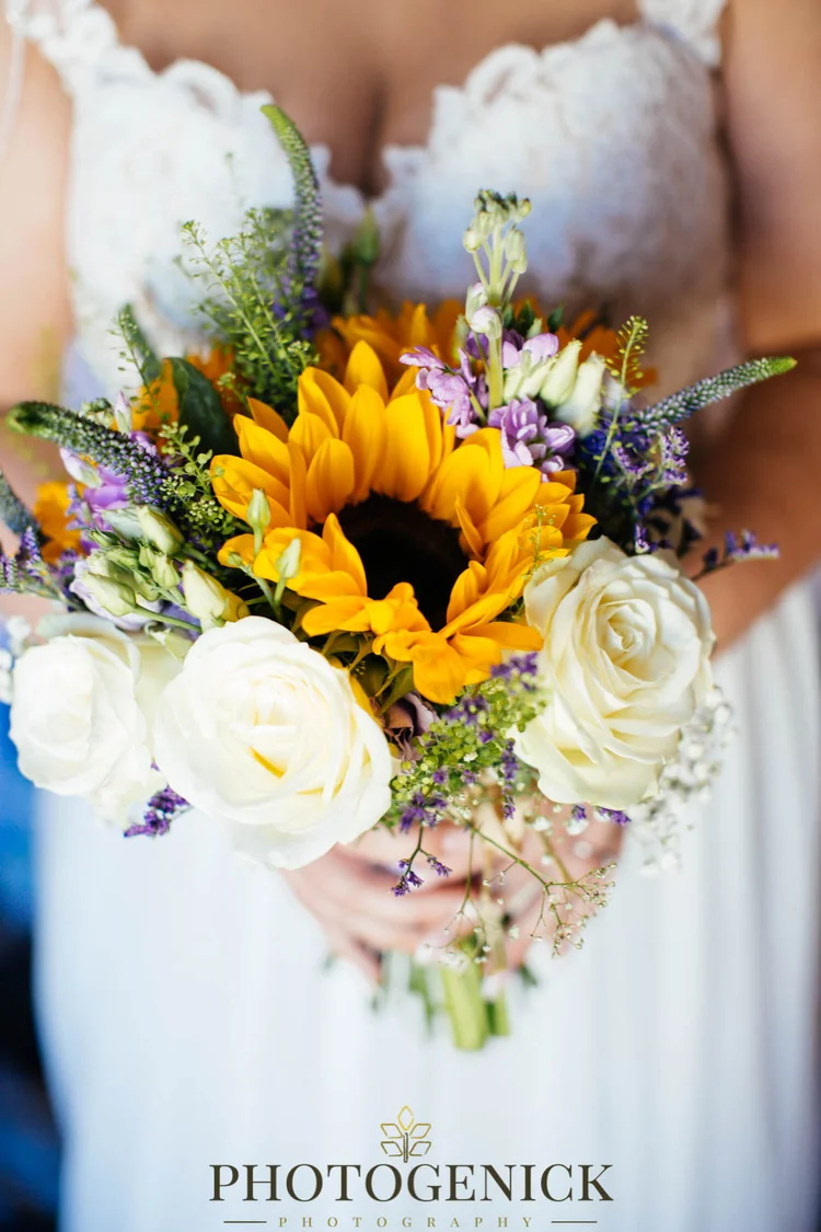 Anne and Mike's marquee wedding in Richmond, North Yorkshire — photo 10 of 57