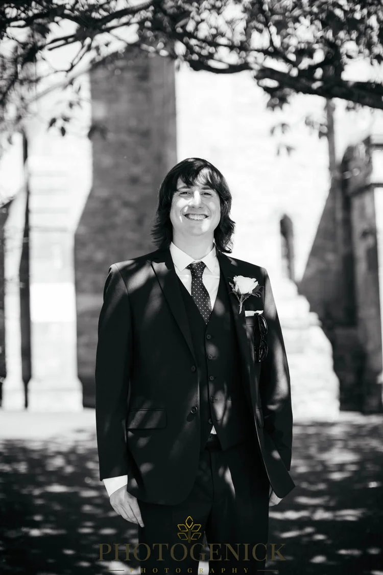 Anne and Mike's marquee wedding in Richmond, North Yorkshire — photo 12 of 57