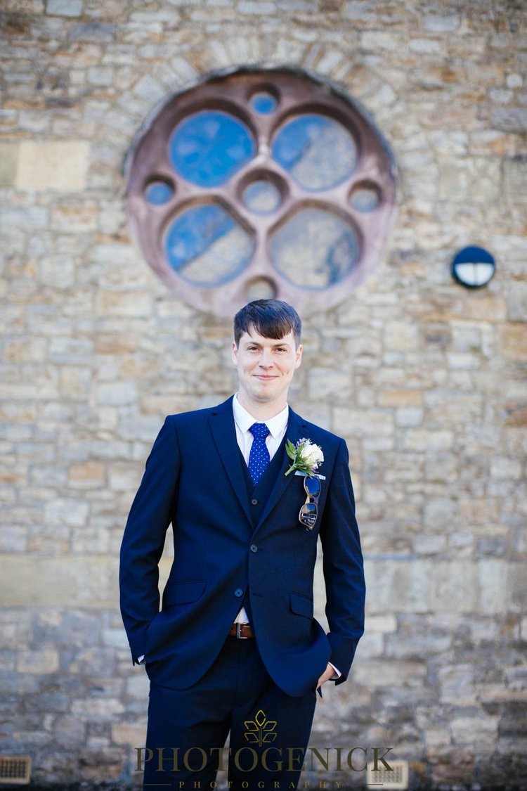 Anne and Mike's marquee wedding in Richmond, North Yorkshire — photo 14 of 57
