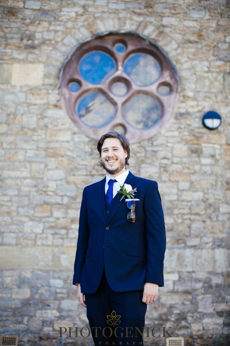 Anne and Mike's marquee wedding in Richmond, North Yorkshire — photo 15 of 57