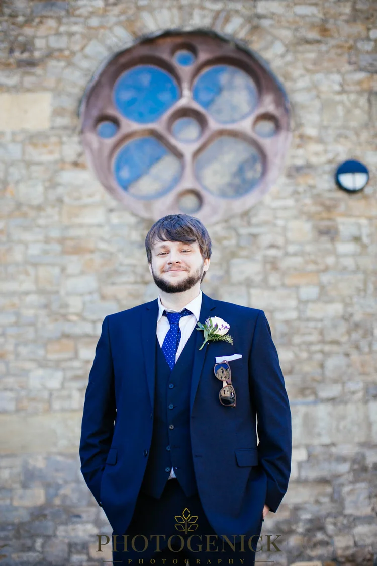 Anne and Mike's marquee wedding in Richmond, North Yorkshire — photo 16 of 57